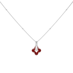 Silver Clover Necklace