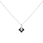 Silver Clover Necklace