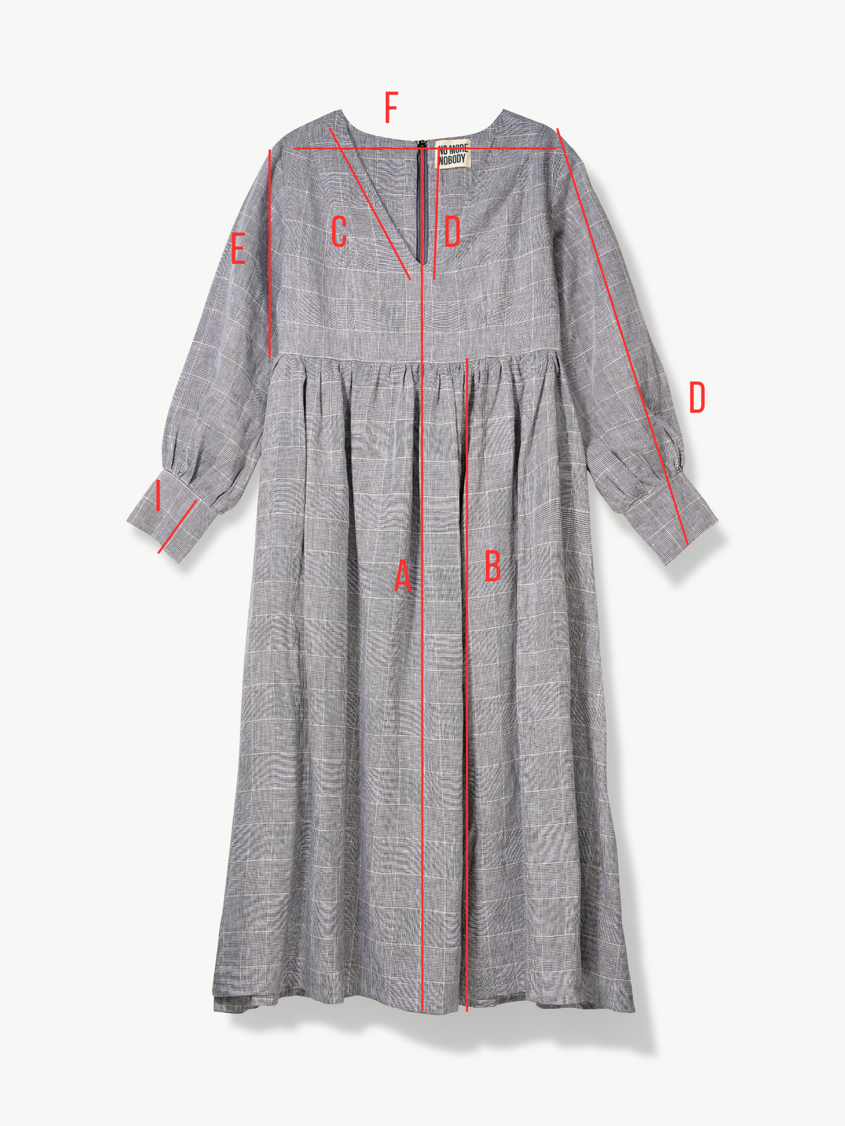 Oversized Maxi Dress with pockets Organic Linen - Michelle | No More Nobody