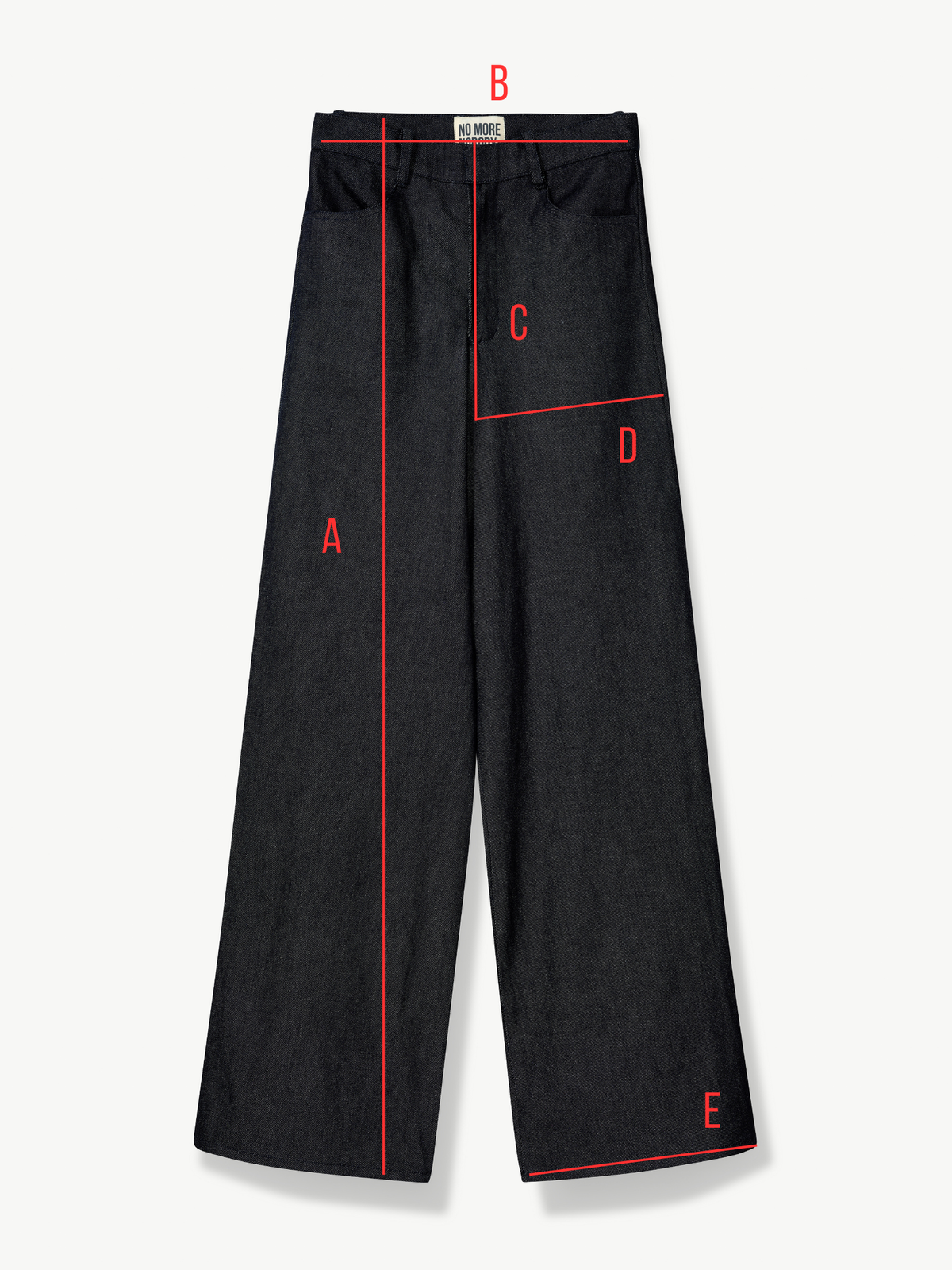 Smart Denim Trouser Organic Cotton - Katherina | No More Nobody