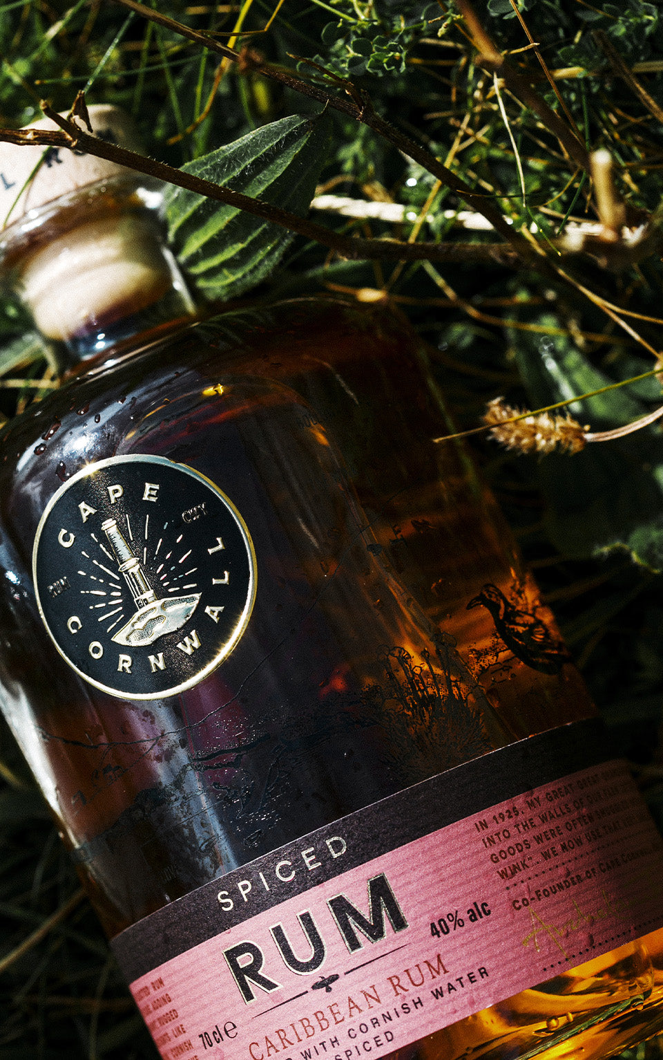 Cape Cornwall Spiced Rum 70cl