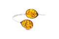 Bracelet jonc torque Amber Statement