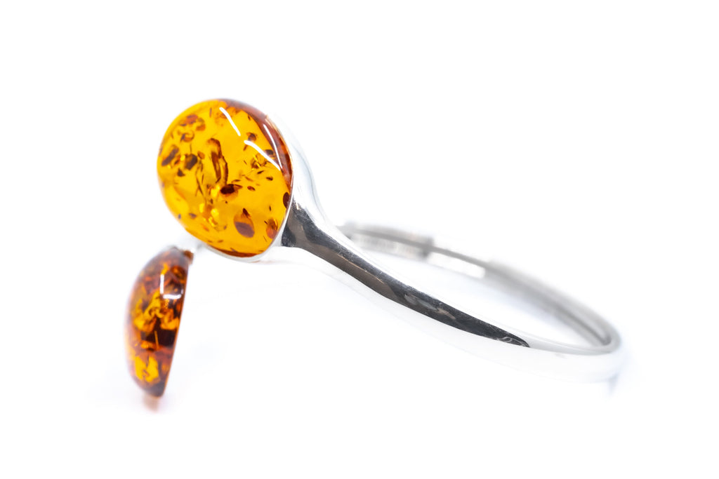 Bracelet jonc torque Amber Statement