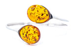 Bracelet jonc torque Amber Statement