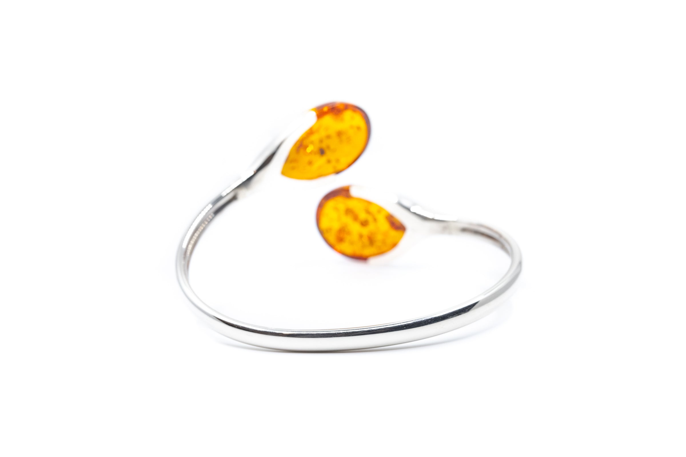 Bracelet jonc torque Amber Statement