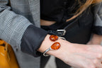 Bracelet jonc torque Amber Statement
