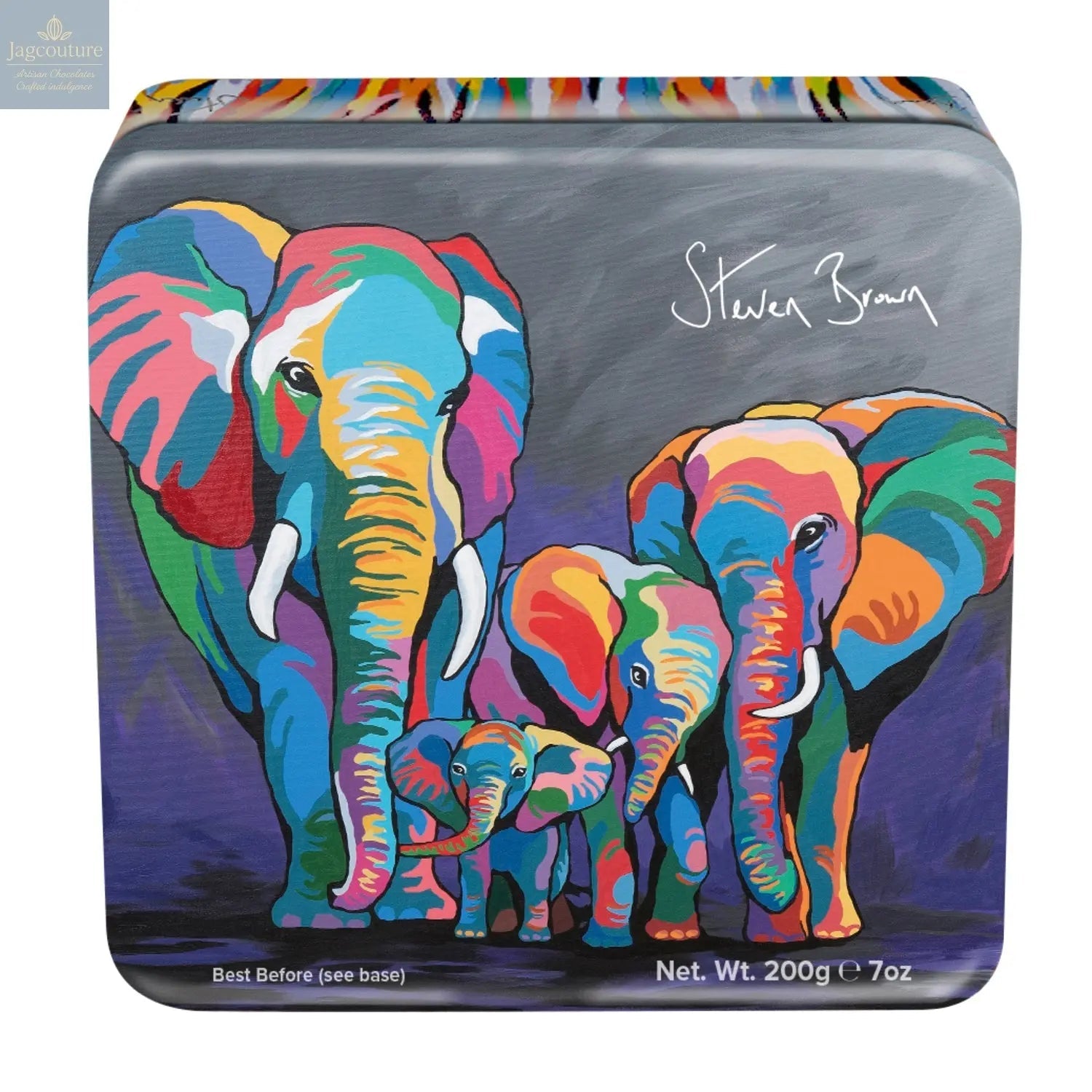 Steven Brown Allan & Jackie McZoo clotted cream fudge in square tin