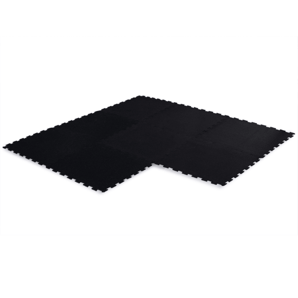 10mm Black Interlocking Floor Jigsaw Mats