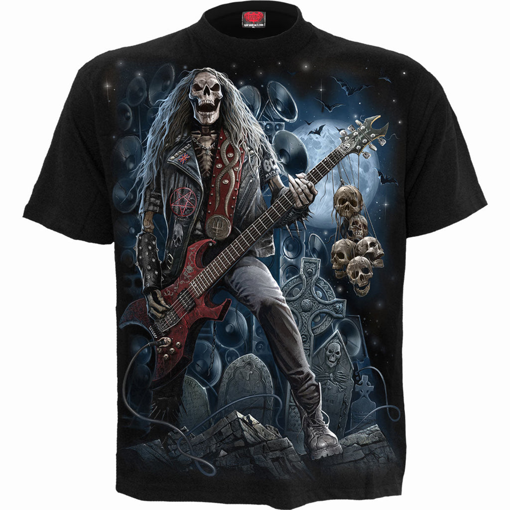 GRIM ROCKER - T-shirt Noir