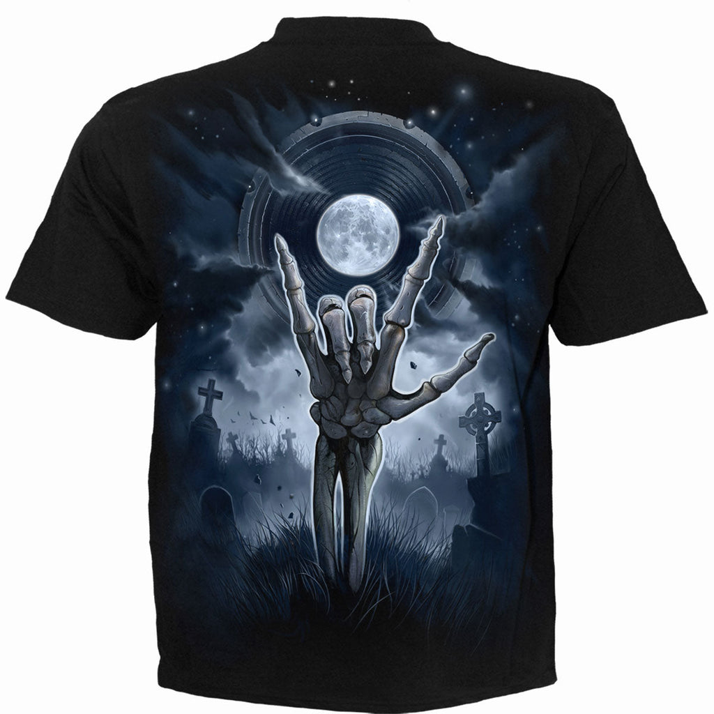 GRIM ROCKER - T-shirt Noir