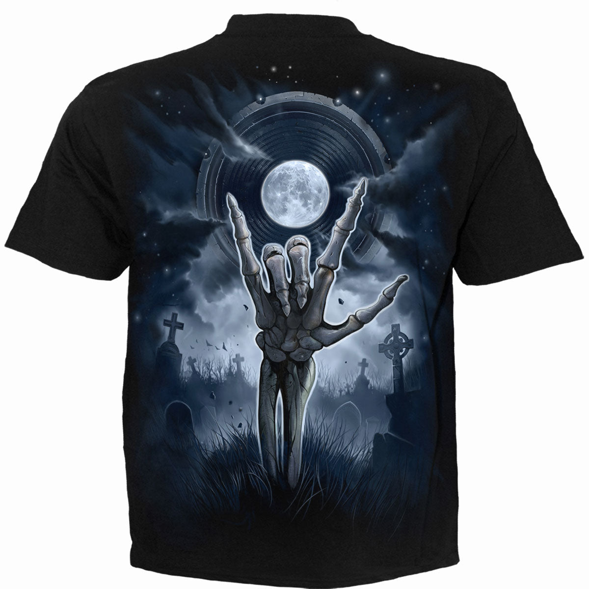 GRIM ROCKER - T-shirt Noir