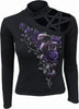 COBRA ROSES - Pentagram Shoulder Longsleeve Top