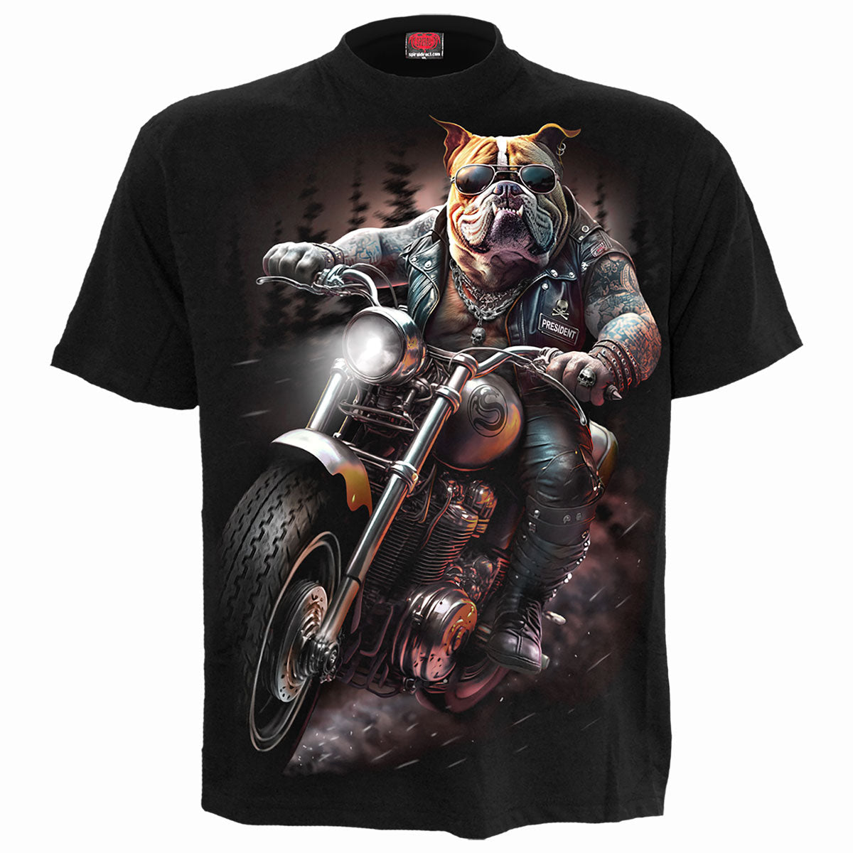 TOP DOG - Camiseta Negra