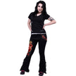 SHENLONG - 2in1 Boot-Cut Leggings with Micro Slant Skirt