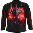 T-SHIRT MANCHES LONGUES RIFF BURNER – Noir