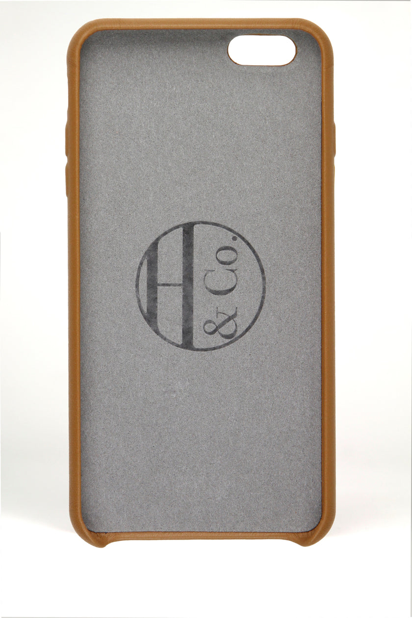 iPhone 6 Plus Case, Tan Leather