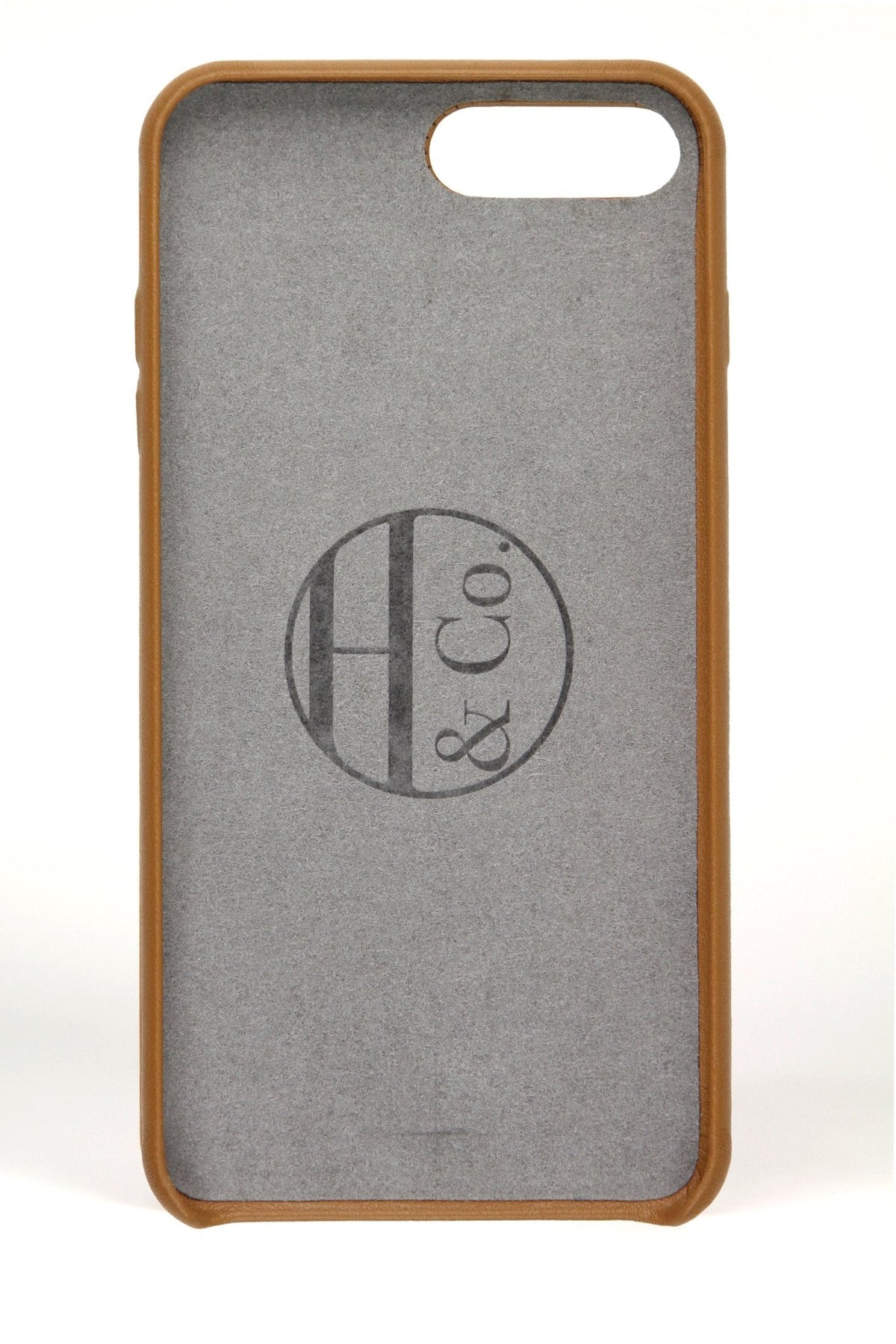 iPhone 7/8 Plus Case, Tan Leather