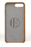 iPhone 7/8 Plus Case, Tan Leather