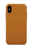Funda para iPhone X, piel color tostado