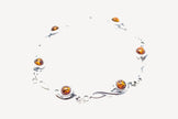 Treble Clef Amber Bracelet