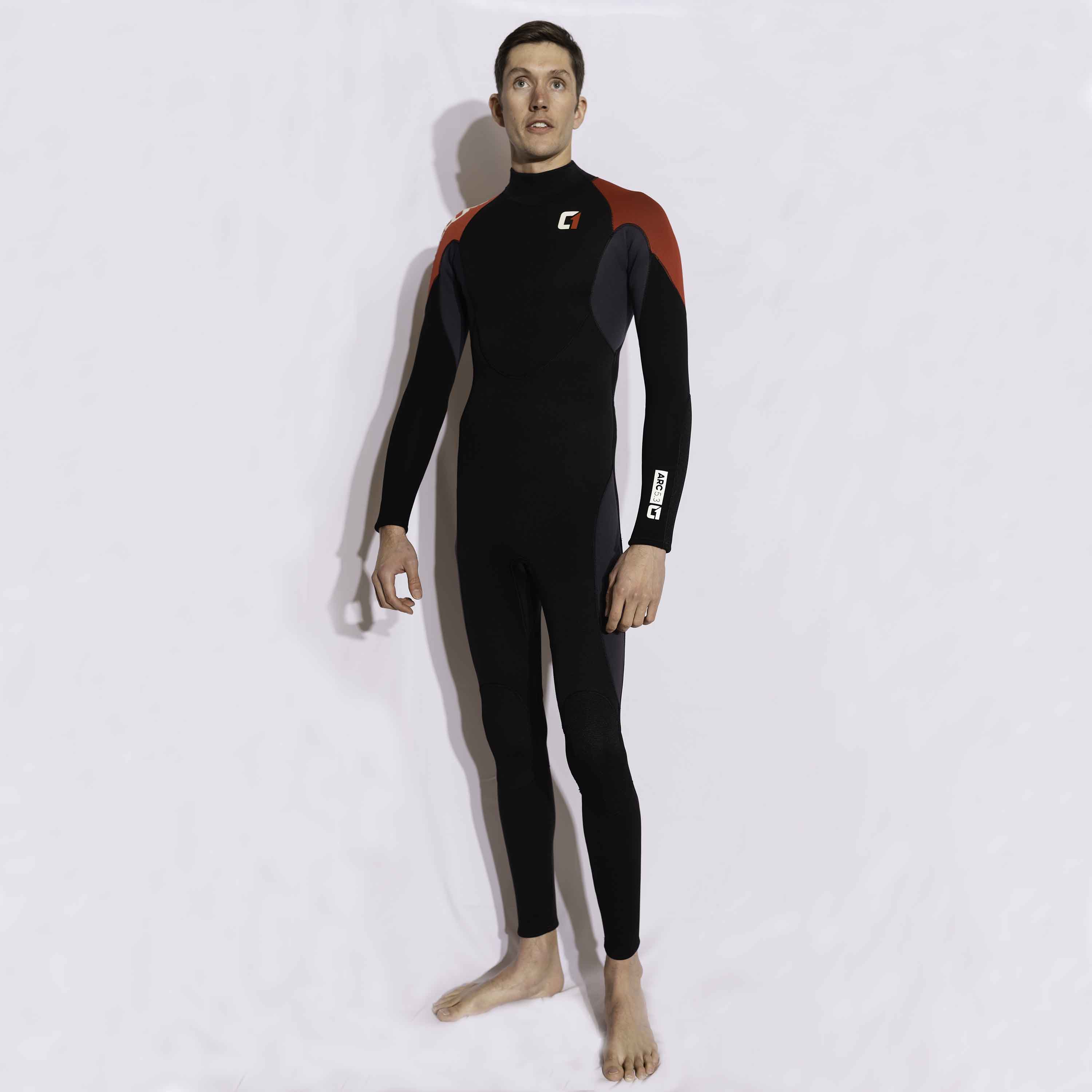 ARC 5/4mm ADULT Outdoor Centre/Coasteering Unisex Back Zip Wetsuit