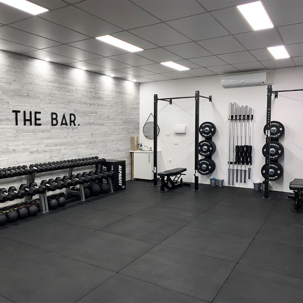 20mm PRO Interlocking Gym Tiles – Connection Inserts Included