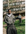 CAMO/GREY REVERSIBLE ZIP HOODIE