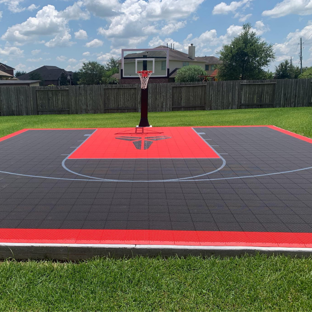 Mini Basketball Court Flooring with Court Markings | Includes Court Markings
