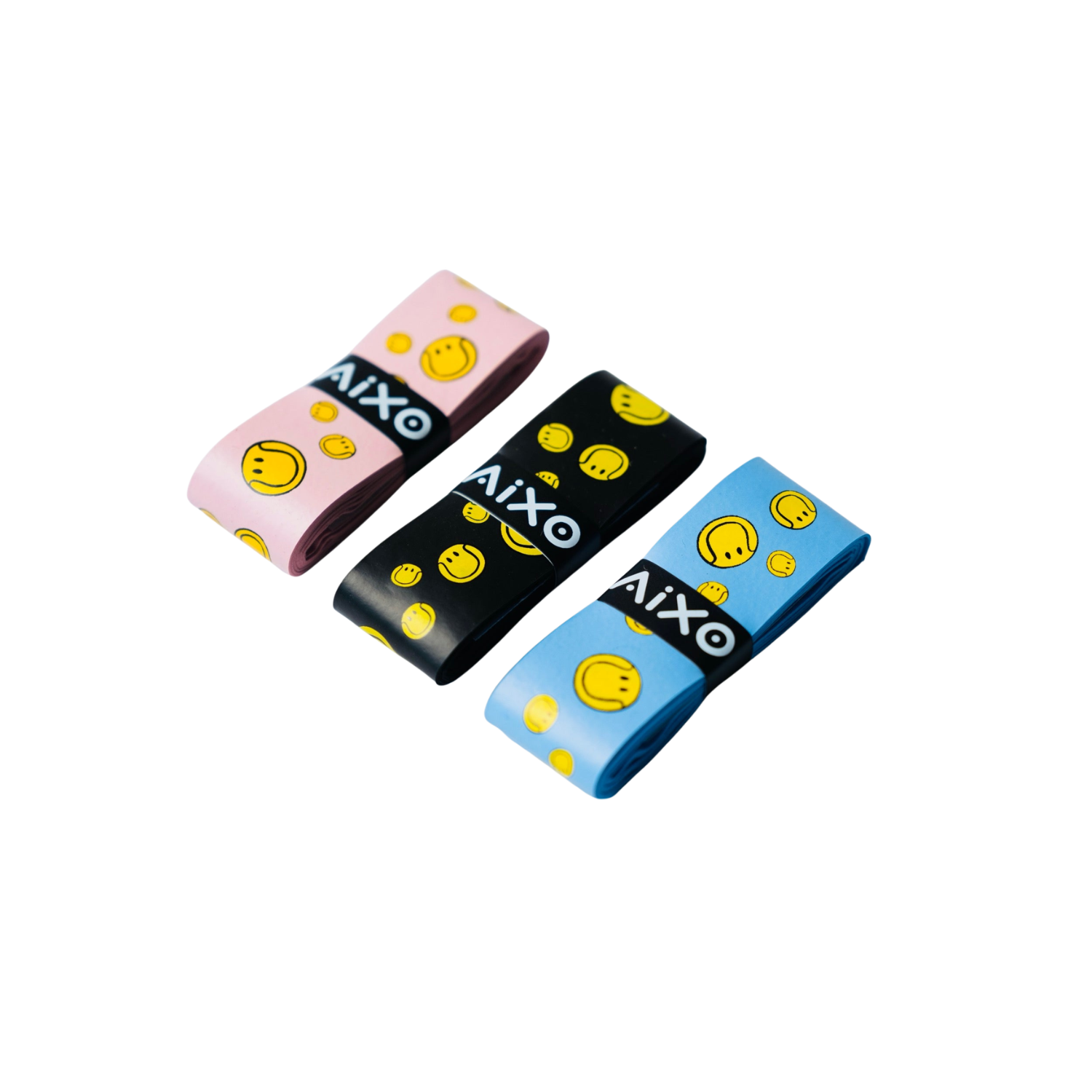 Aixo Smiley Ball Dry Overgrip Blue