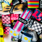 Aixo Rainbow Stripe Tacky Overgrip