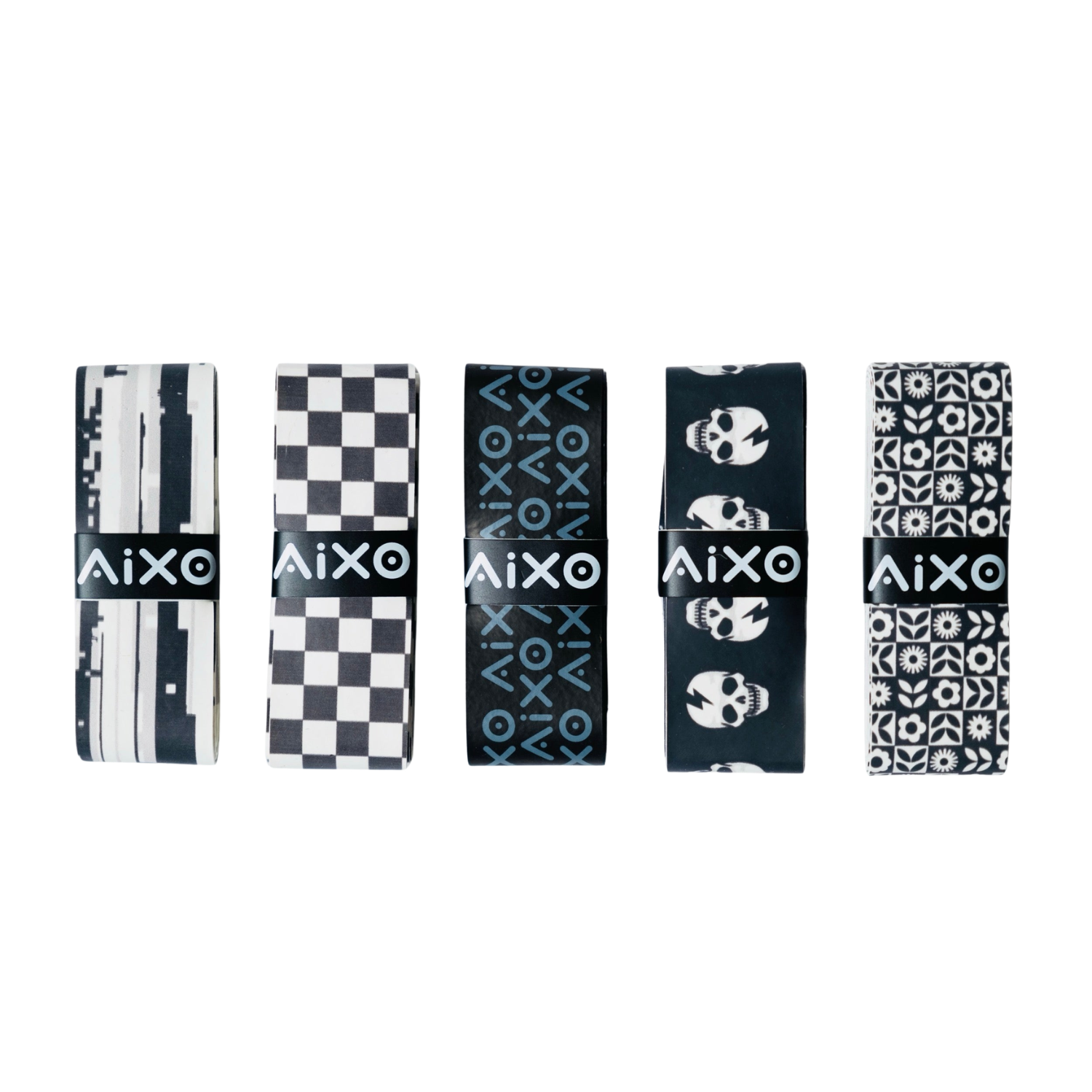 Aixo Checker Dry Overgrip Black & Yellow