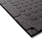 20mm Onyx EPDM Rubber Gym Tiles