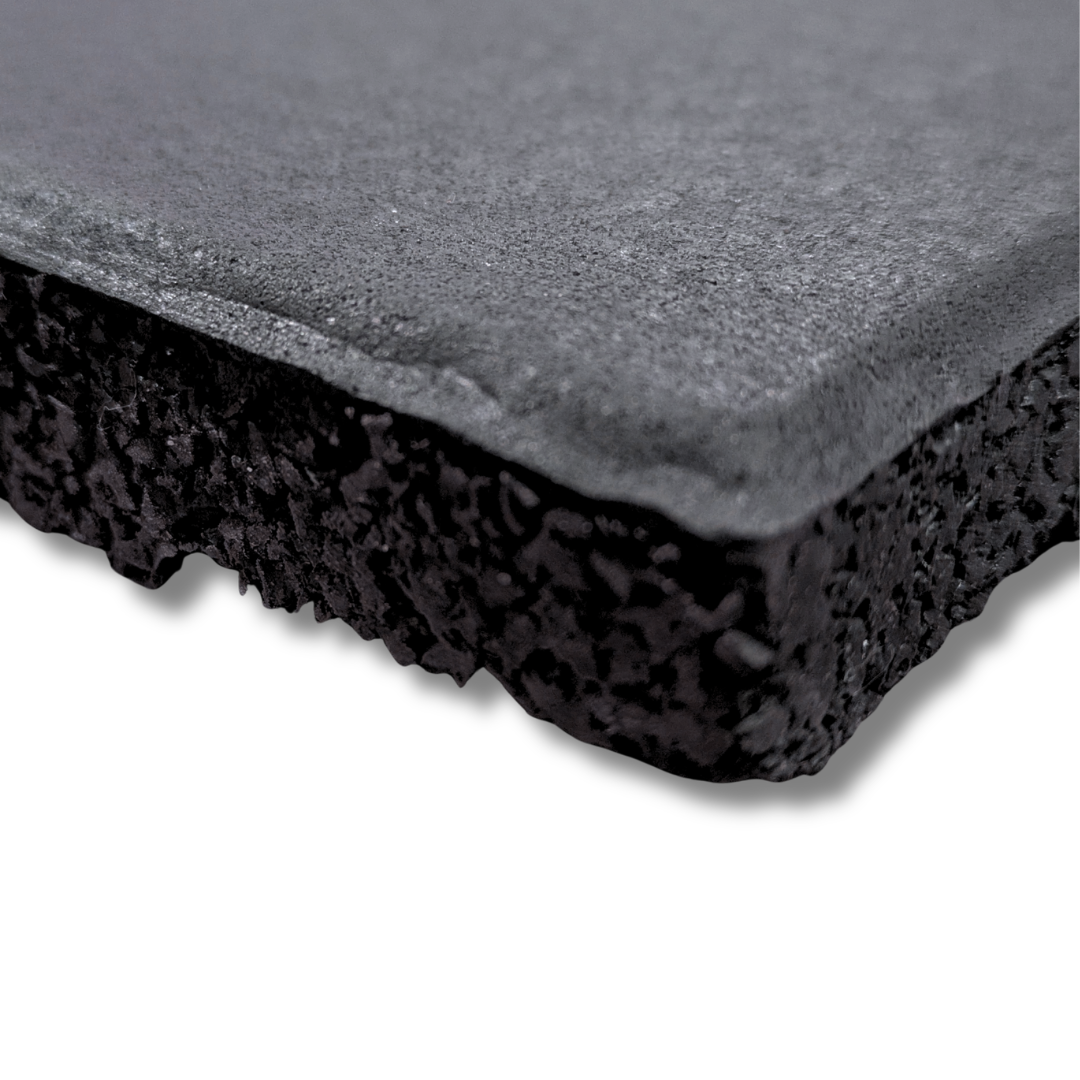 20mm Onyx EPDM Rubber Gym Tiles
