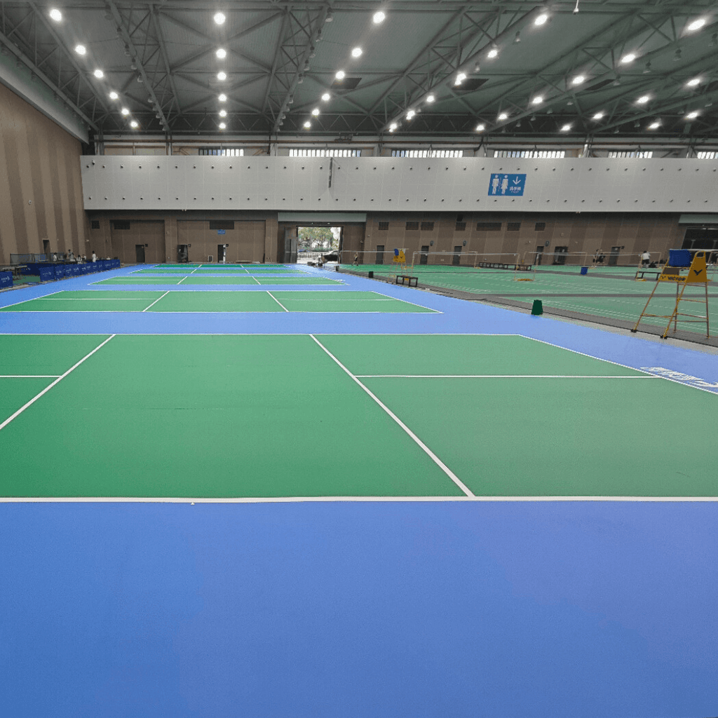 Indoor Rollout Vinyl Pickleball Court (Installation Accessories Included) 9m x 18m