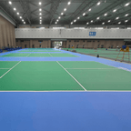 Indoor Rollout Vinyl Pickleball Court (Installation Accessories Included) 9m x 18m