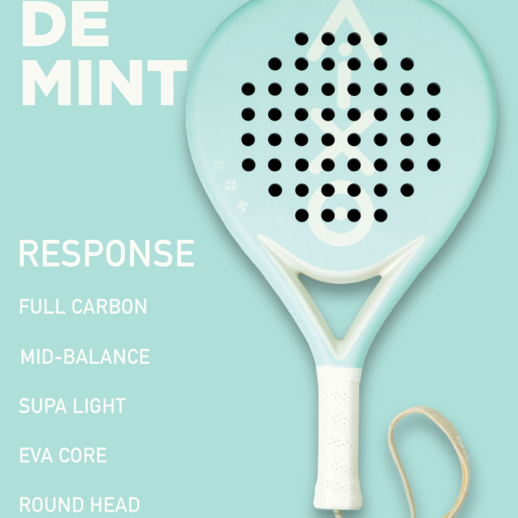 Aixo Pastel de Mint Ghost Padel Racket - Full Carbon - RL-B09