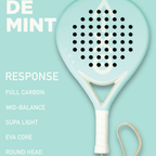 Aixo Pastel de Mint Ghost Padel Racket - Full Carbon - RL-B09