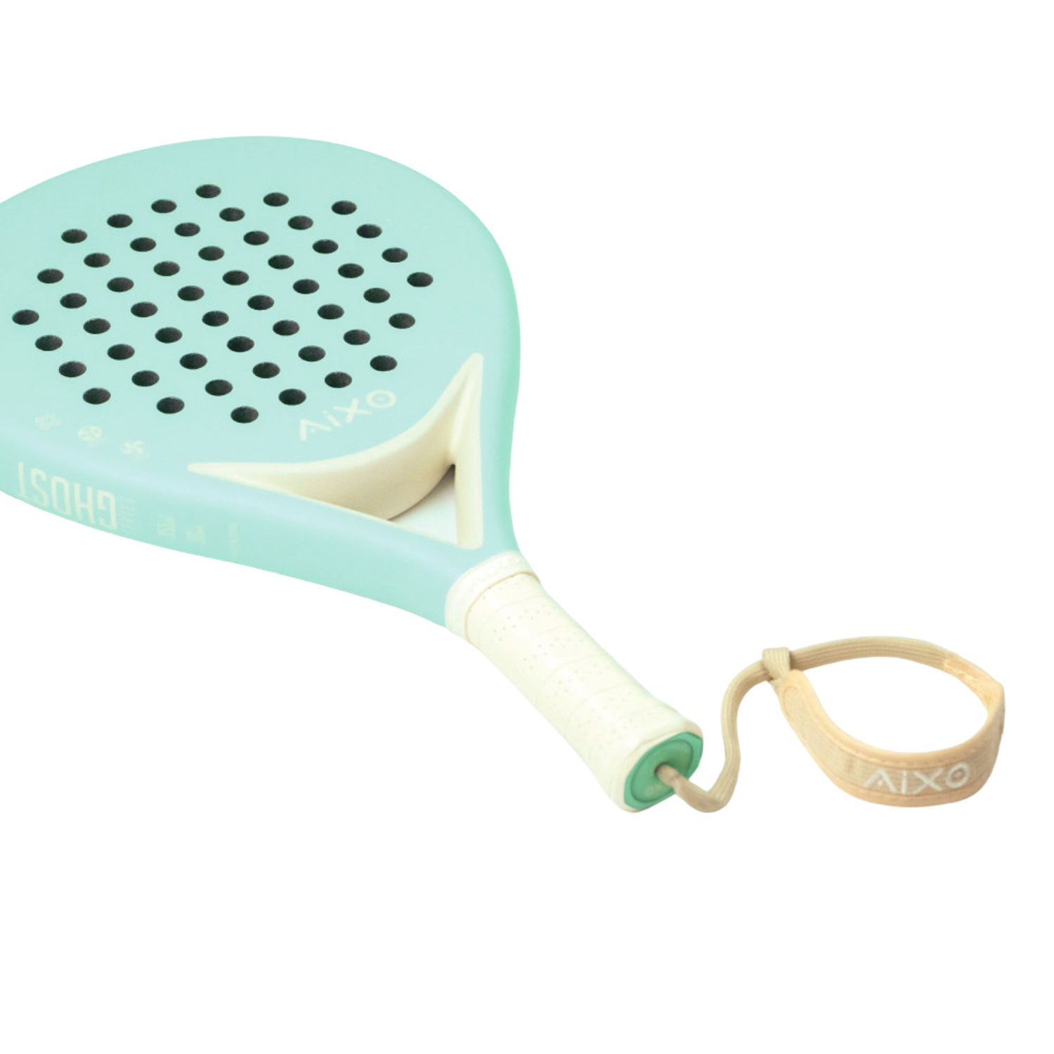 Aixo Pastel de Mint Ghost Padel Racket - Full Carbon - RL-B09