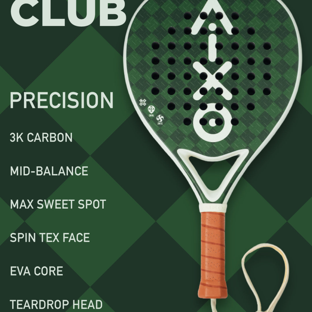 Aixo Country Club Padel Racket - 3k Carbon RL-B11