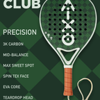 Aixo Country Club Padel Racket - 3k Carbon RL-B11