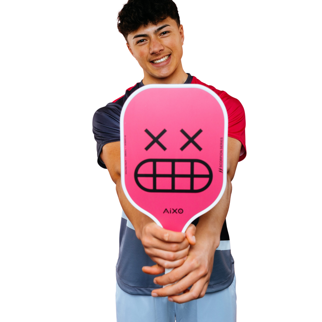 Aixo P11A Scorpion Series Mood 3K Raw Carbon Pickleball Paddle