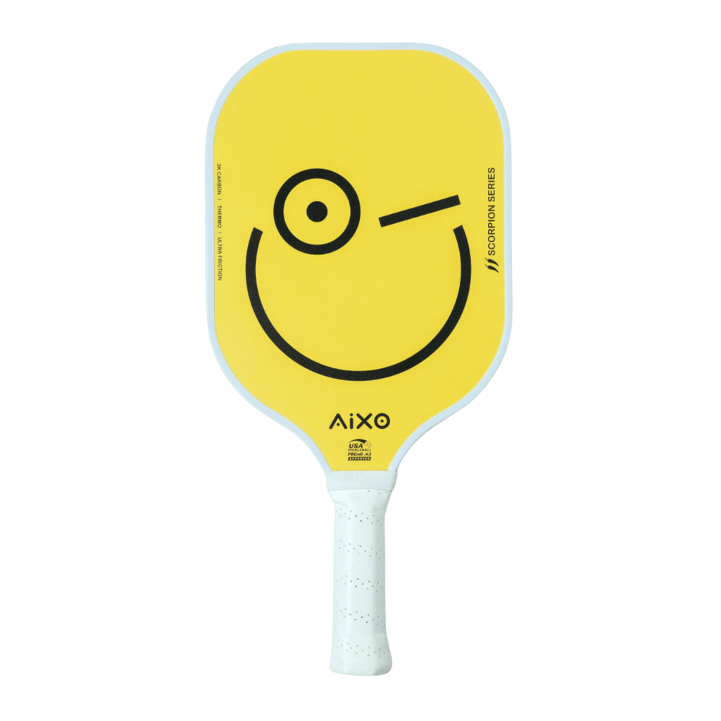 Aixo P11A Scorpion Series Mood 3K Raw Carbon Pickleball Paddle