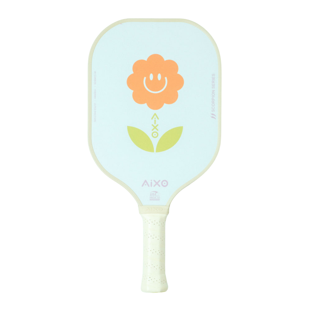 Aixo P11A Scorpion Series Supernature 3K Raw Carbon Pickleball Paddle