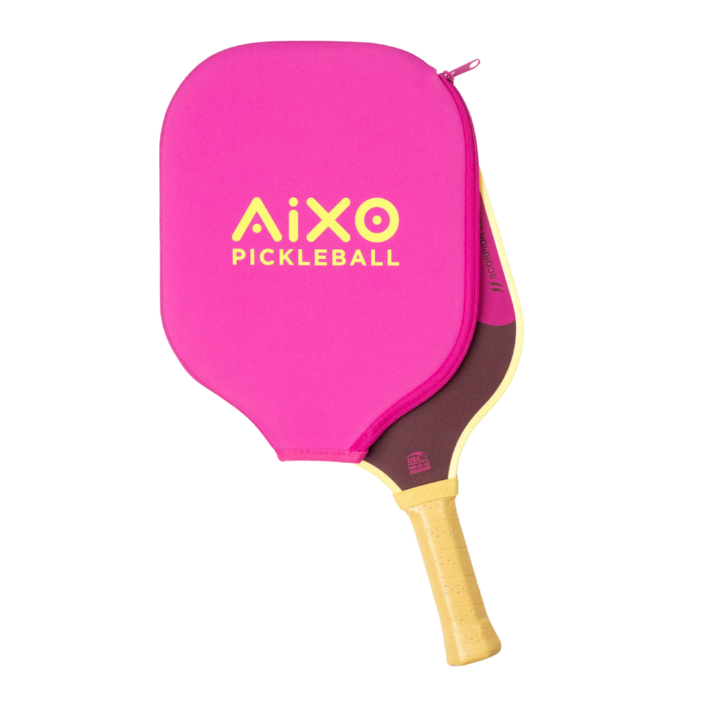 Aixo P11A Scorpion Series Lazy Sundae 3K Raw Carbon Pickleball Paddle