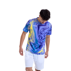 Aixo Chrome Mens T Shirt Graphite