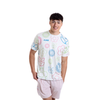 Aixo Spring Mens T Shirt Navy