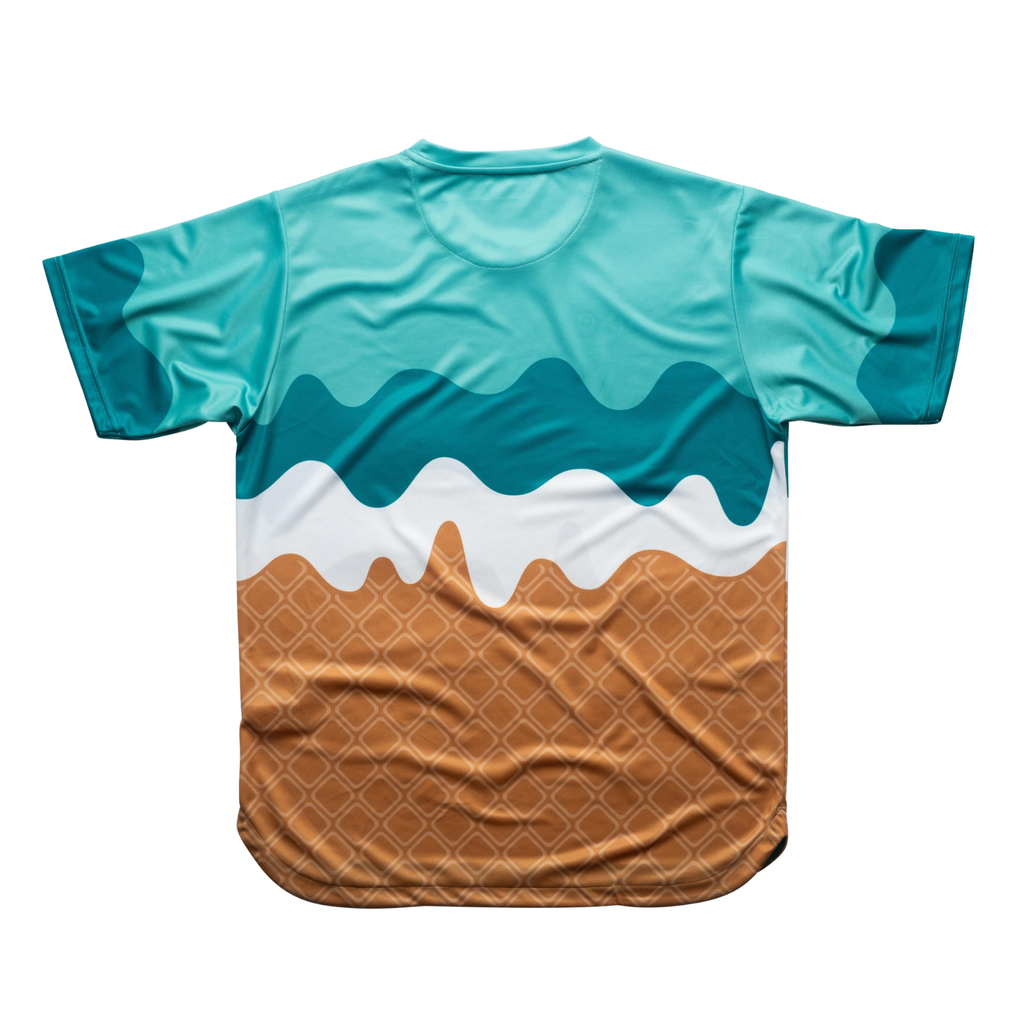 Aixo Sundae Mens T Shirt Vanilla Raspberry Chocolate
