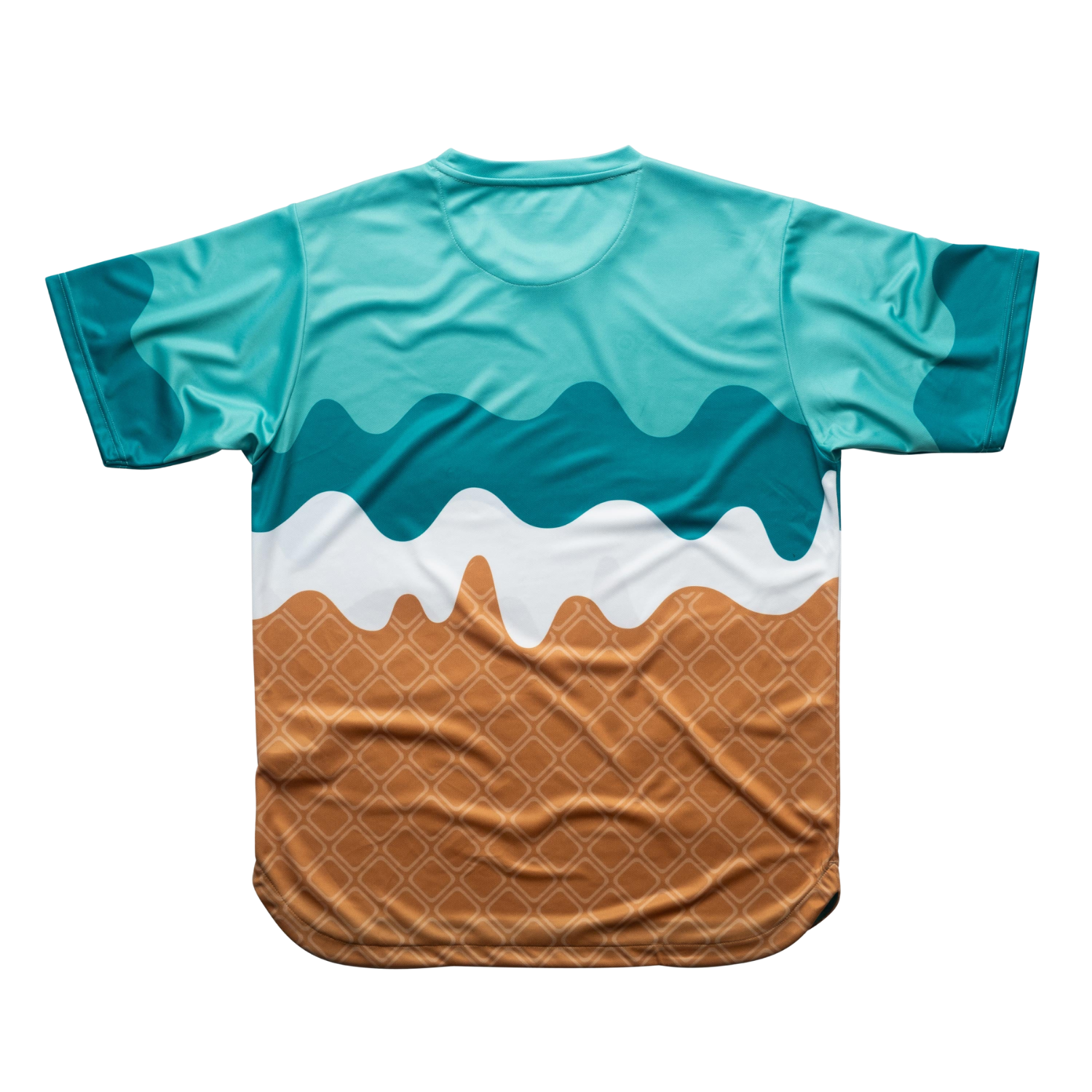 Aixo Sundae Mens T Shirt Vanilla Raspberry Chocolate
