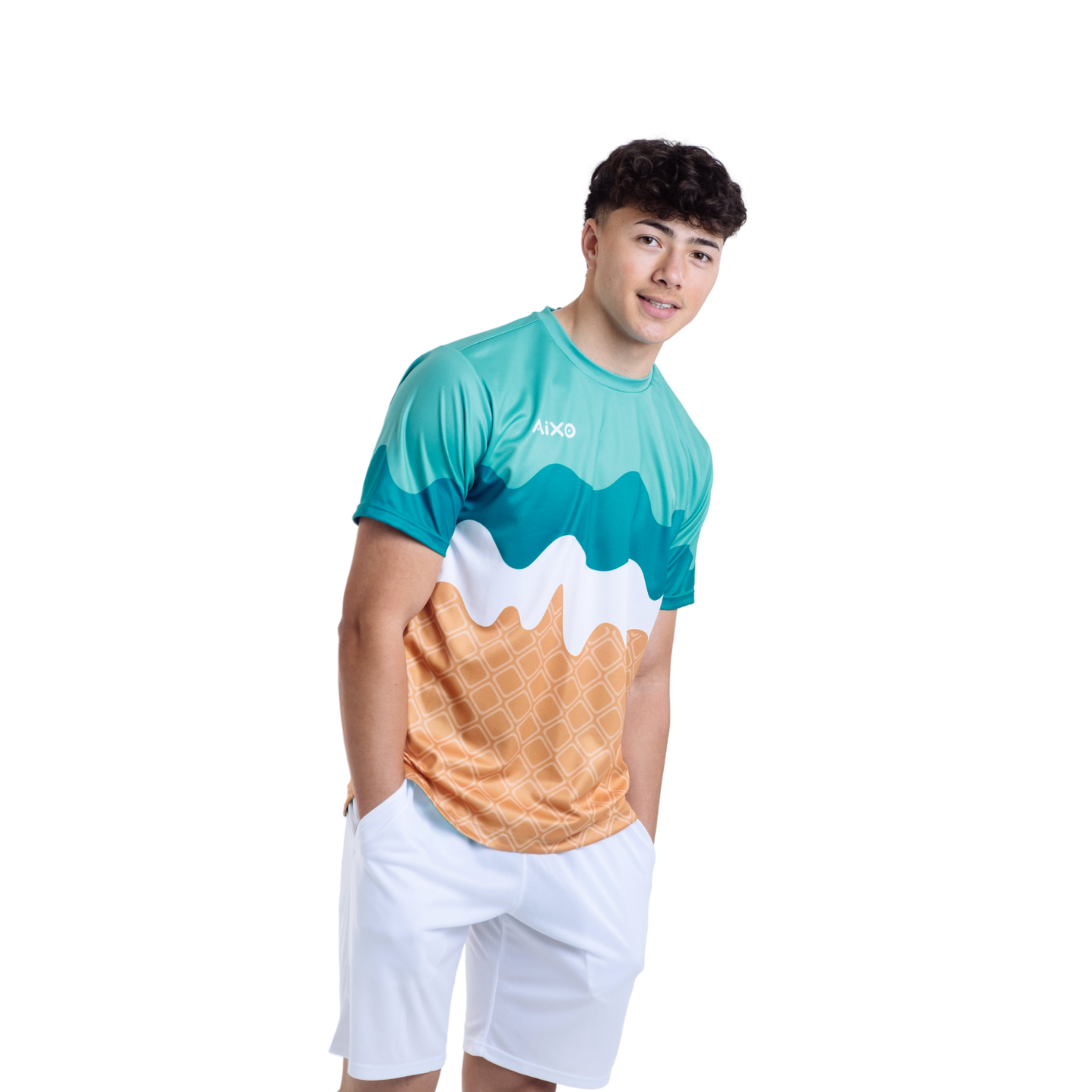 Aixo Sundae Mens T Shirt Mint Delight