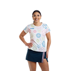 Aixo Spring T Shirt Women Navy